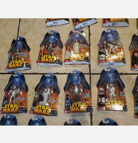 Star Wars Hasbro Revenge of the Sith ROTS 2005 Lot of 33 Set - Picture 5 of 9